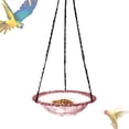 thumbnail image 3 of Bird Bath Bowl Birdbaths for Outdoors Plastic Material Metal Birdhouse Hanger Decorative Hangable for Backyard Birdwatching Patio Viewing Apartment Window, 3 of 3
