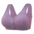 thumbnail image 2 of Plus Size Bras Woman's Embroidered Glossy Comfortable Breathable Bra Underwear No Rims 0 on Clearance, 2 of 5