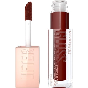 Maybelline New York Lifter Gloss, Hydrating Lip Gloss with Hyaluronic Acid, maple ,5.4 ml