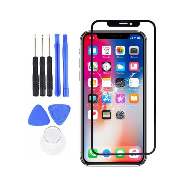 Kit de Réparation d'Écran en Verre avant Extérieur de Remplacement pour iPhone X XR TP 11 Pro Max 12 13 12/13 Mini 12/13 Pro 12/13 Pro Max - pour iPhone 12 Pro
