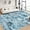 Blue, variant on Twister.CK Washable Abstract Area Rug, 5' x 7' Boho Living Room Bedroom Rug Modern Non-Slip Non-Shedding Low Pile Throw Rug for Dining Room Home, Milticolor