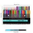 thumbnail image 3 of Cameland 60Pc Gradient Color Highlighter Pen 10ml Non Bleeding Highlighter Eye Protection Marker Pen Painting Pen Gel Pen Color Pencil Brush Set for Student Stationery, 3 of 6