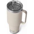 thumbnail image 1 of YETI Rambler Tasse en Paille 42 oz, Isolée sous Vide, Acier Inoxydable, Cape Taupe, 1 of 8