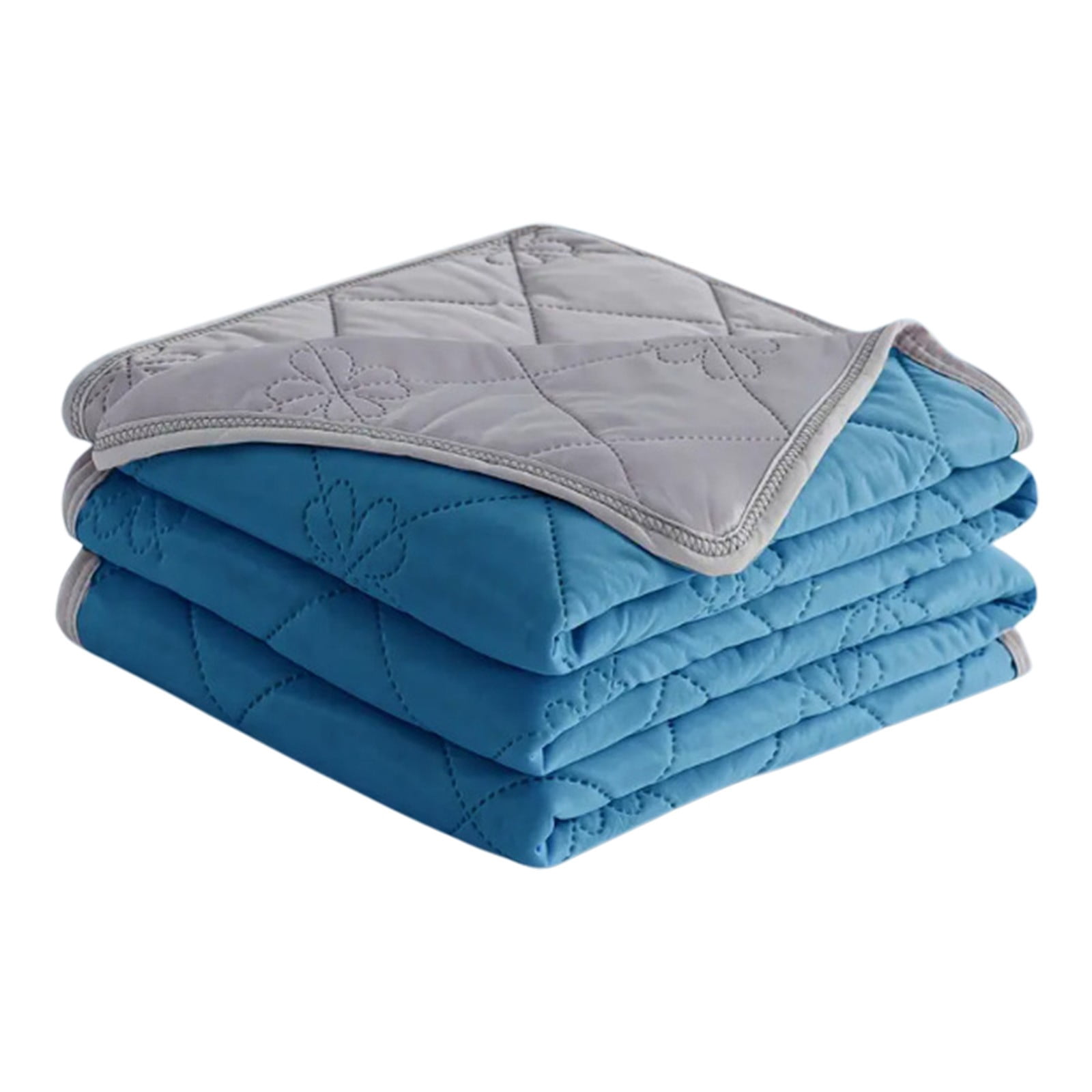 SDNall Courtepointe Rafraîchissante d'Été, Couverture Respirante en Soie Glacée Lavable pour Dormeurs Ayant Chaud, Légère pour Toutes les Saisons