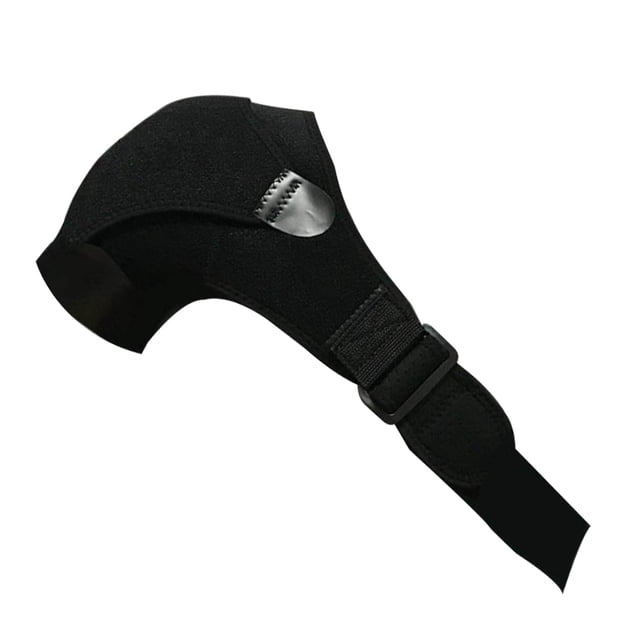 Wweixi Protège-Épaule Manchons de Compression Universels Enveloppements d'Épaules Manchon de Sport de Soutien Ajustement Protecteur Noir 1 Ensemble