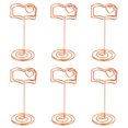 thumbnail image 1 of 6Pcs Note Clamps Holder Book Shaped Photo Clips Wedding Message Holder, 1 of 8