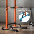 thumbnail image 3 of SOGES Height Adjustable Power Tower Dip Stands Pull up Bar Strength Training for Home Gym Orange, 3 of 8