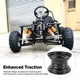 thumbnail image 4 of Go Kart Wheel Rim, 6 Inch Wheel Rim Stylish Look 145/70-6 Enhanced Traction 3 Holes  for Quad Dirt Bike, 4 of 7