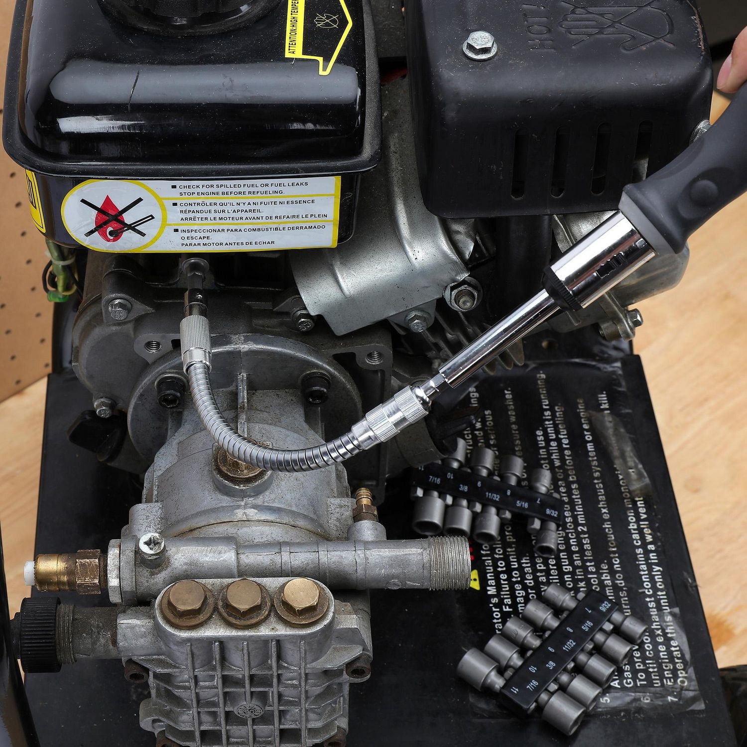 Ensemble de tournevis à cliquet WorkPro - tournevis multi-bits, tournevis de 64 pièces, écrous et embout