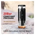 thumbnail image 3 of Machine à Café Portable Machine à Café de Voyage Compatible avec Capsule et Poudre de Café Chargement USB pour Extérieur Voiture Bureau,Portable, 3 of 6