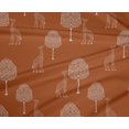 thumbnail image 4 of oneOone Tissu Polyester Lycra Imprimé Arbre & Girafe 1 Yard 56 Pouces de Large, 4 of 4