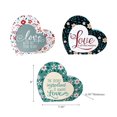 thumbnail image 2 of IH Casa Decor Coeur En Forme De Bloc D'Amour Signe Asstd - Ensemble De 3, 2 of 3