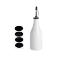 thumbnail image 2 of GUOOL Cooking Oil Bottle Ceramic Large Capacity 300ml Shoyu Sauce Dispenser Bottle White, 2 of 9