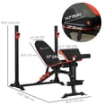 thumbnail image 3 of Soozier Banc de Musculation avec Support Incliné pour Entraînement Complet du Corps, 3 of 10