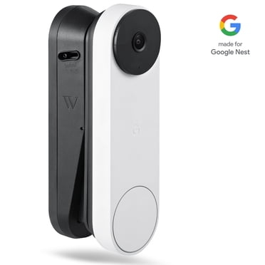 Wasserstein Vertical Adjustable Mount For Google Nest Doorbell (battery) - Made for Google Nest<br>