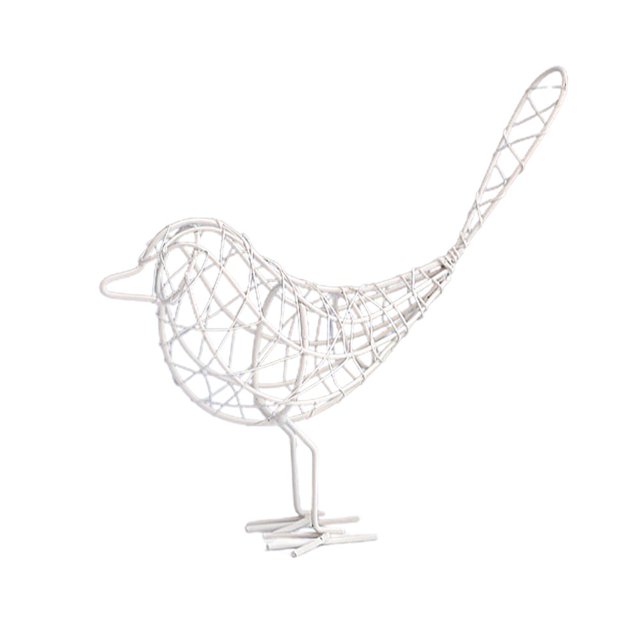 Bird Ornament HANDICRAFT Wrought Iron Simplicity Lines Pastoral Style Creativity Hand-made Decoration