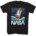 thumbnail image 1 of T-Shirt Noir Navette de la NASA dans l'Espace, 1 of 2