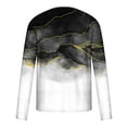 thumbnail image 5 of TIMIFIS T-Shirt Optique Graphique à Imprimé Noir pour Homme, Manches Longues, Hauts Quotidiens, Basique, Élégant, Col Rond - Blackfall, 5 of 5