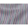 thumbnail image 3 of oneOone Viscose Jersey Fabric Multicolor Stripe Print Fabric BTY 60 Inch Wide, 3 of 4