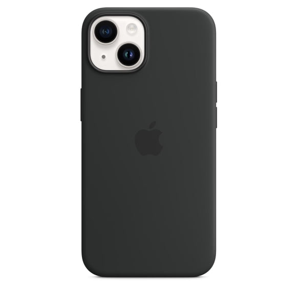 iPhone 14 Silicone Case with MagSafe—Midnight