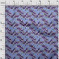 thumbnail image 3 of oneOone Cotton Poplin Light Blue Fabric Abstract Dot Sewing Material Print Fabric by The Yard 42 Inch Wide, 3 of 4