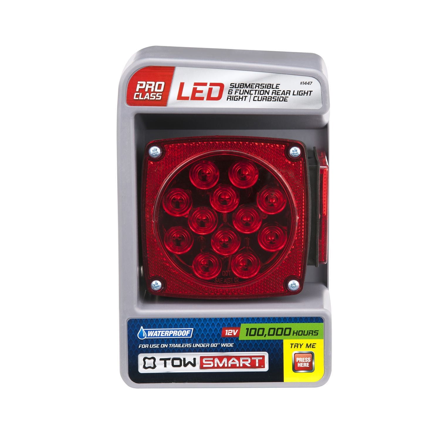 ProClass LED 6 Function Rear Light, Submersible Under 80" Right/Curbside