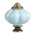 thumbnail image 1 of fastboy Ceramics Hardware Childrens Furniture Handmade Handles For Charming Touch Durable Pumpkin Wardrobes Light blue, 1 of 6