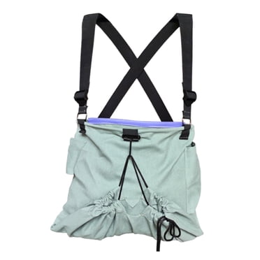 jinwen Sac de Cueillette de Fruits Robuste Sac de Récolte Ajustable pour Mangue Jardin Verger Bleu Gris