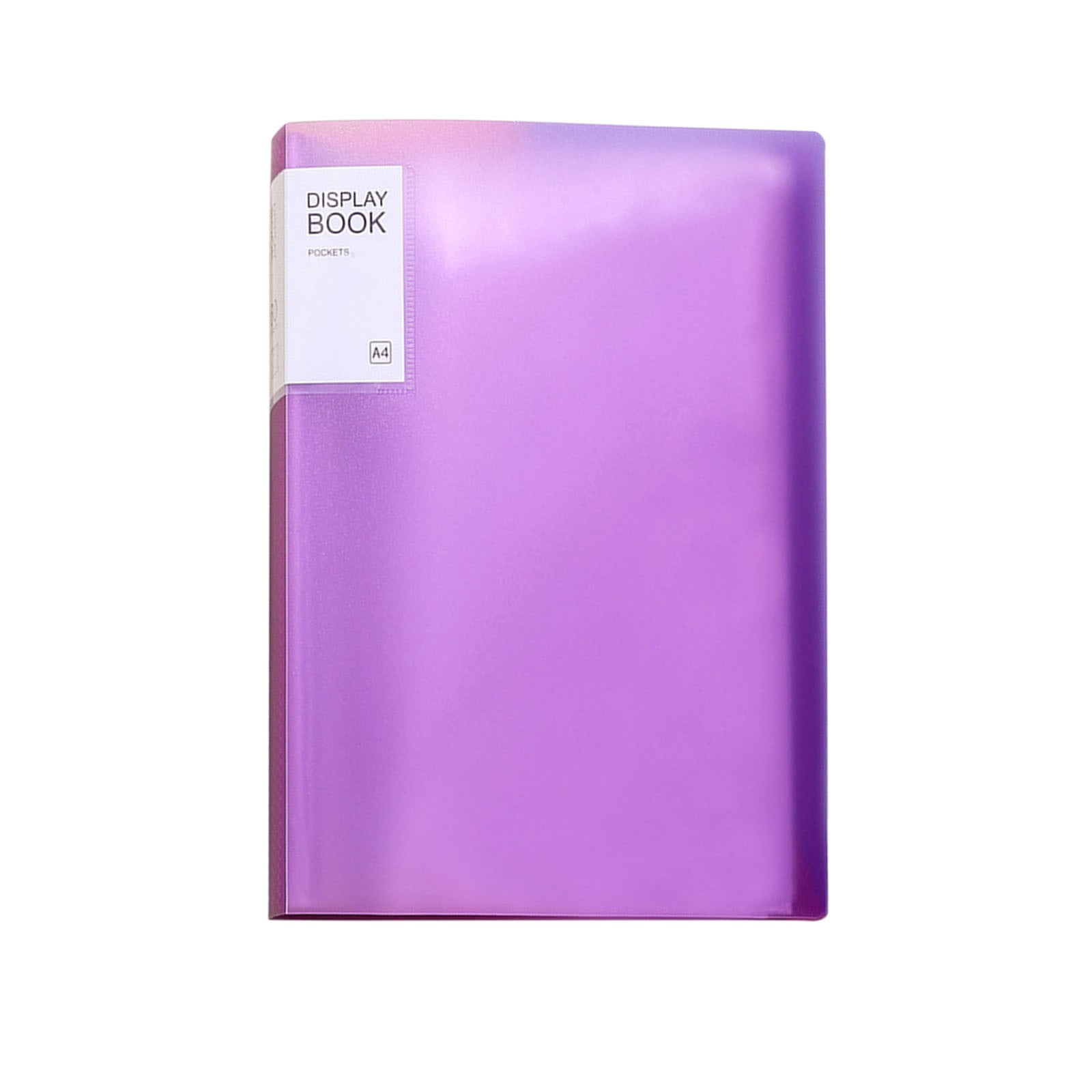 fheaev A4 Rhinestones Arts Storage Book Portfolio Binder With Plastic Sleeves