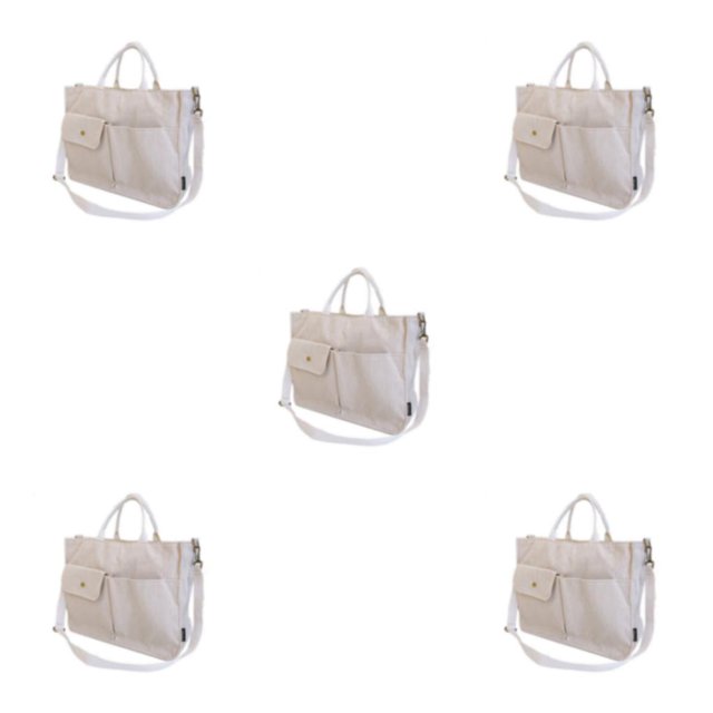Youkk Stay Fashionable And Organized With These Versatile Handbags Fashionable creamy white 5Set