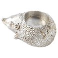 thumbnail image 2 of Decorative Candle Holder Resin Ornament Reusable Hedgehog Candlestick for Living Silver, 2 of 9