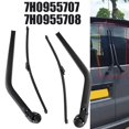 thumbnail image 1 of Pair Rear Wiper Assembly For T5 2004-2009 For T 6 2015+ 7H0955707 7H0955708 ABS Black High-Quality Material Windscreen Wipers, 1 of 9