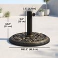thumbnail image 3 of Outsunny 10' x 10' Universal Gazebo Sidewall Set with 4 Panels, Hooks/C-Rings Included for Pergolas & Cabanas, Light Grey, 3 of 10