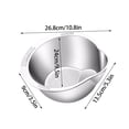 thumbnail image 2 of PUREKKI Rice Washer Strainer Bowl - 4-in-1 Washing Bowl For Quinoa Stainless Steel Rinser With Side Drainers Small Colander For Cleaning Vegetables And Beans Versatile, 2 of 9
