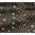 thumbnail image 5 of oneOone Viscose Jersey Fabric Block & Geometric Ikat Fabric Prints By Yard 60 Inch Wide, 5 of 5