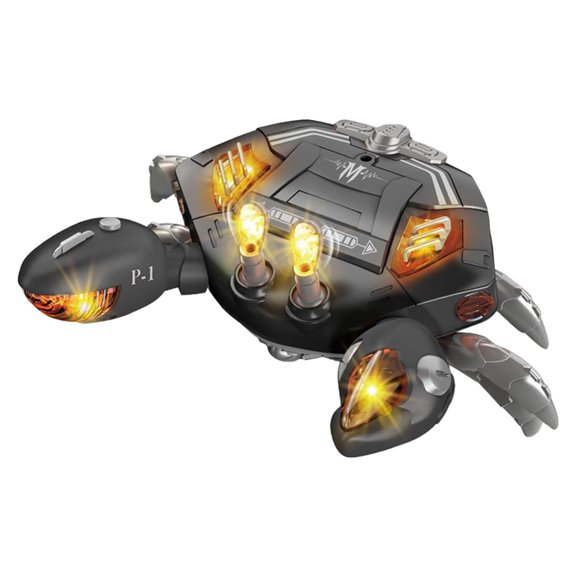 Jouet Crabe Musical Qui Rampe Jouet Crabe Interactif Jouet Crabe Qui Rampe Jouet Crabe Musical Jouet Crabe Lumineux Jouet Crabe avec Évitement d'Obstacles Jouet Crabe pour Enfants Qui Rampe Jouet Crabe Musical pour Bébé Instruments de Musique en Bois Jeu pour Bébé