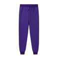 thumbnail image 3 of XZNGL Womens Sports Fleece Solid Color Guards Pants Solid Color Leggings Casual Pants, 3 of 6