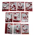 thumbnail image 2 of simhoa 10x Merry Christmas Greeting Cards Holiday Cards with Envelope - Santa, 2 of 6