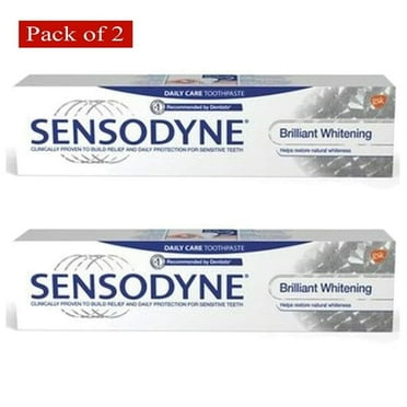 Sensodyne Dentifrice Blanchissant et Tartrique 100 ml (Lot de 2)