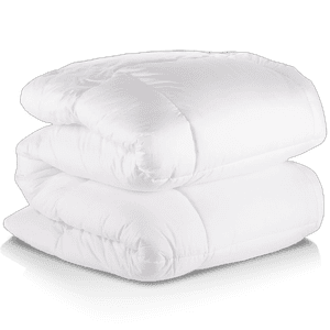 Bouclair White Polyester Duvet 90 X 90 in (228.6 X 228.6 cm)