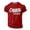 Red, variant on PMVFHDE Mens Short Sleeve T-Shirt Classic Crew Neck Football Fan Tee Team Graphic Casual Lightweight Daily Wear