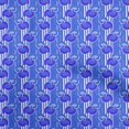 thumbnail image 1 of oneOone Rayon Blue Fabric Geometrical Craft Projects Decor Fabric Printed By The Yard 56 Inch Wide, 1 of 5