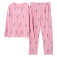 thumbnail image 1 of REDHOTYPE Mode Fantaisie Floral Pyjama Femmes Printemps Automne Maman Manches Longues Coton Col Rond Femmes Automne Grande Taille Homewear Costume, 1 of 2