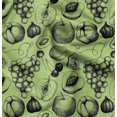 thumbnail image 1 of Soimoi Crepe Silk Fabric Mix Fruits Print Sewing Fabric Yard 42 Inch Wide, 1 of 6