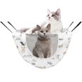 thumbnail image 1 of Jinsinto Cat Cage Hammock,Hanging Soft Pet Bed for Kitten Ferret Puppy Rabbit or Small Pet,Double Layer Hanging Bed for Pets,2 Level Indoor Bag for Spring/Summer/Winter, 1 of 5
