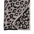 thumbnail image 5 of serony Throw Blanket Leopard Print Flannel Fleece Blankets Plush Sofa Blankets gray 51x71in, 5 of 5