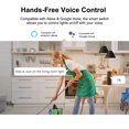 thumbnail image 2 of Amdohai T0US3C-TX 3 Gang Smart WiFi Wall Light Switch APP/Touch Control Timer Standard Panel Smart Switch Compatible with Home/Nest &, 2 of 7