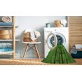thumbnail image 2 of Ahgly Company Machine Washable Indoor Rectangle Transitional Deep Emerald Green Area Rugs, 3' x 5', 2 of 7