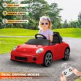 thumbnail image 2 of VOLTZ TOYS Officially Licensed RUF Porsche 911 24V Kids Ride-On Car, Motorized Luxury Sport Toy Vehicle with Parent Remote Control, Open Doors, LED Lights & Music, Red, 2 of 6