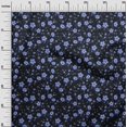 thumbnail image 3 of oneOone Rayon Medium Blue Fabric Floral Sewing Craft Projects Fabric Prints By Yard 56 Inch Wide, 3 of 4